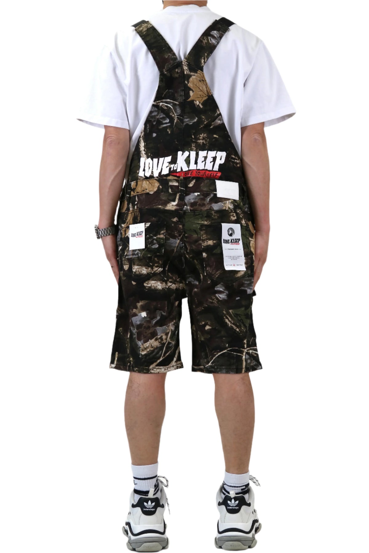 LOGAN Fine Twill Overall Short Pants